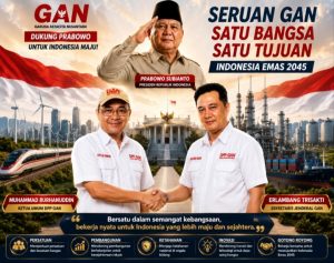 Seruan GAN Bersama Prabowo: Saatnya Memperkuat Semangat Kebangsaan di Tengah Tantangan Global